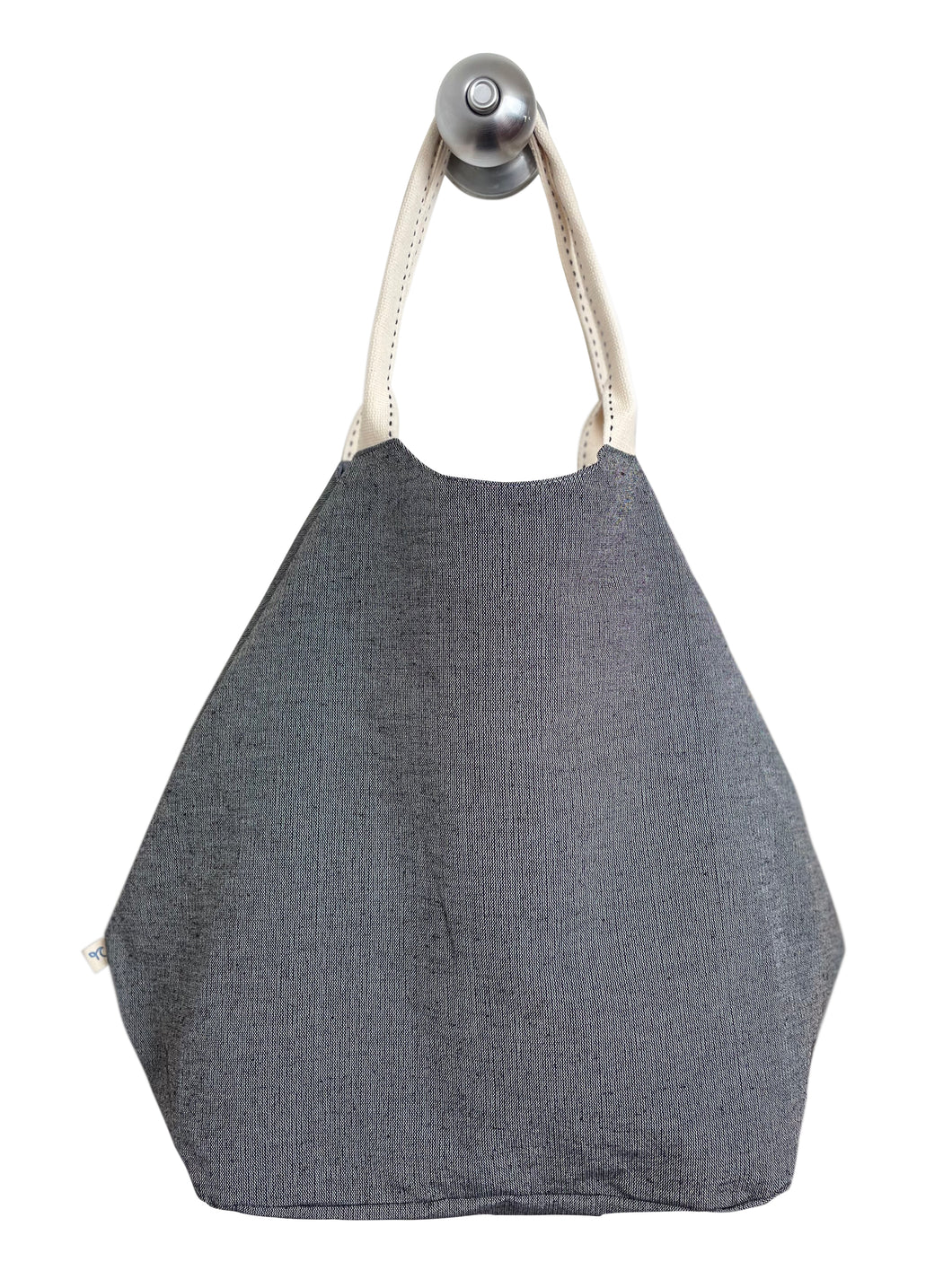 Charcoal Ecofriendly canvas bag made out of recycled plastic and textiles